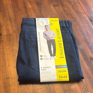 NWT English Laundry Dark Blue 5-Pocket Trousers